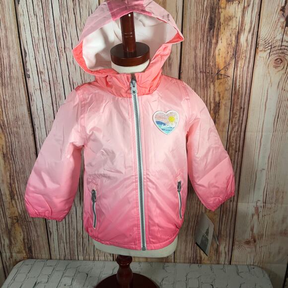 London Fog Toddler Girl Mid-Weight Jacket 3T NWT - Picture 1 of 3